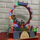 Enfeite Roda Gigante Natalino Natal Papai Noel Led Musical