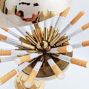 Dispensador de Cigarros Golden Globe Vintage Anos 60 + Isqueiro de Brinde